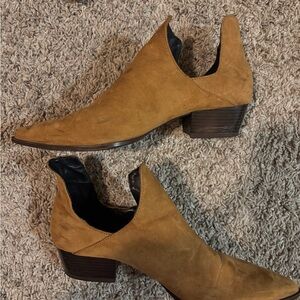 Zara Tan Ankle Boots